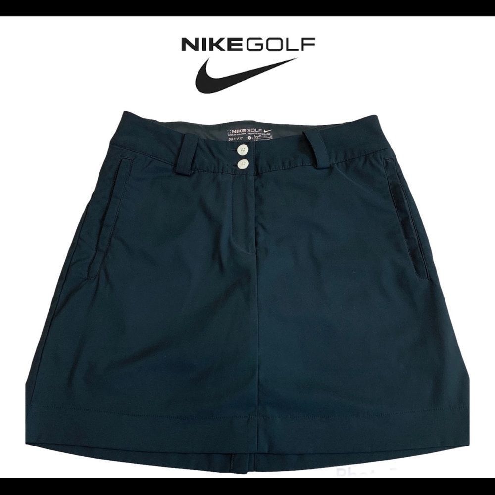 Nike golf dri fit black skirt size 2